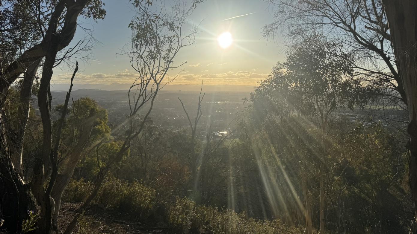feature image for Mt Majura sunset walk