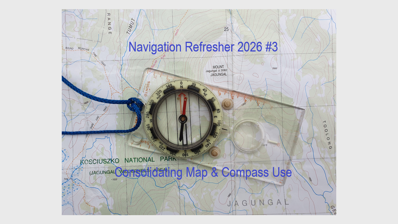 feature image for Navigation Refresher 2026 #3 - Consolidating Map and Compass Use