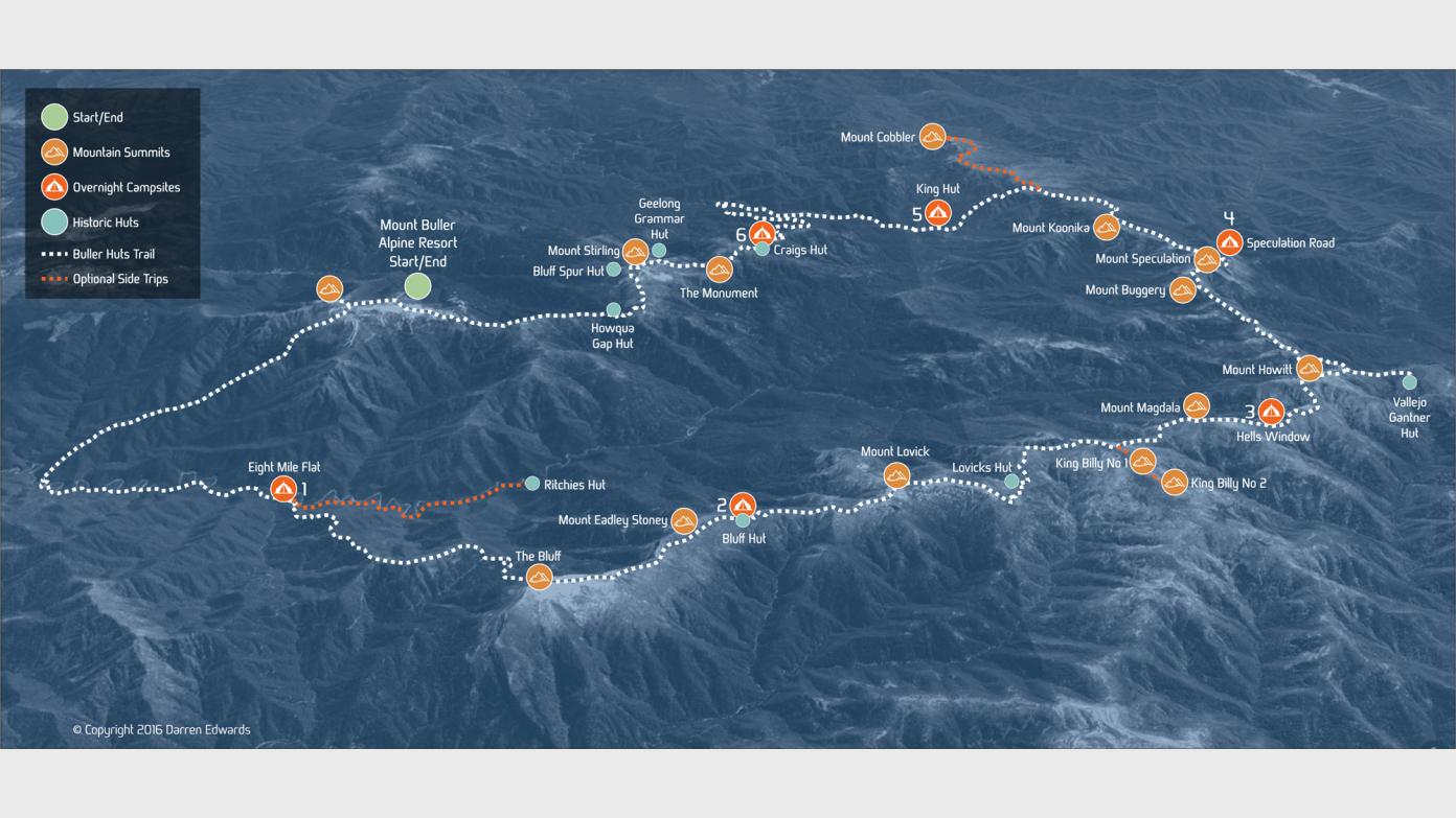 feature image for Victorian Alps  - Buller Huts Trail