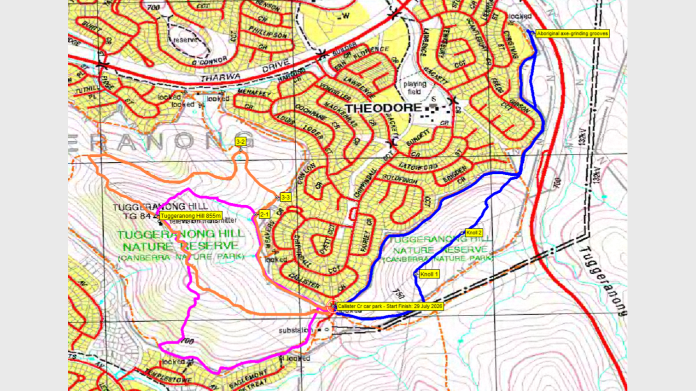 feature image for E-M Wednesday Walk #2 (CBC) 29 July: All over Tuggeranong Hill